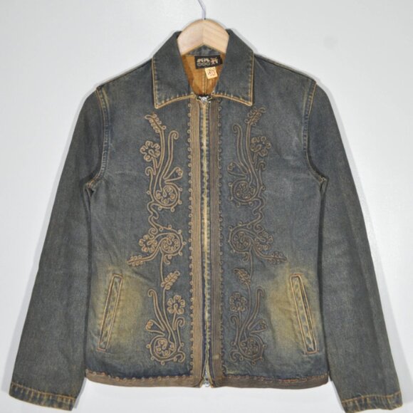Jean Paul Gaultier - Calligraphy Denim Jacket - Picture 1 of 6